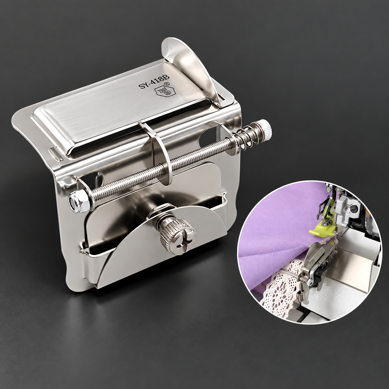 Adjustable Hemming Guide Edge Guiding Stitching Apparatus – SY-418B - Image 3