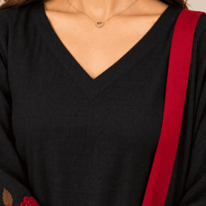 Rosella  Mul chanderi Embroidered 3-Piece Kurta Set