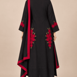 Rosella  Mul chanderi Embroidered 3-Piece Kurta Set